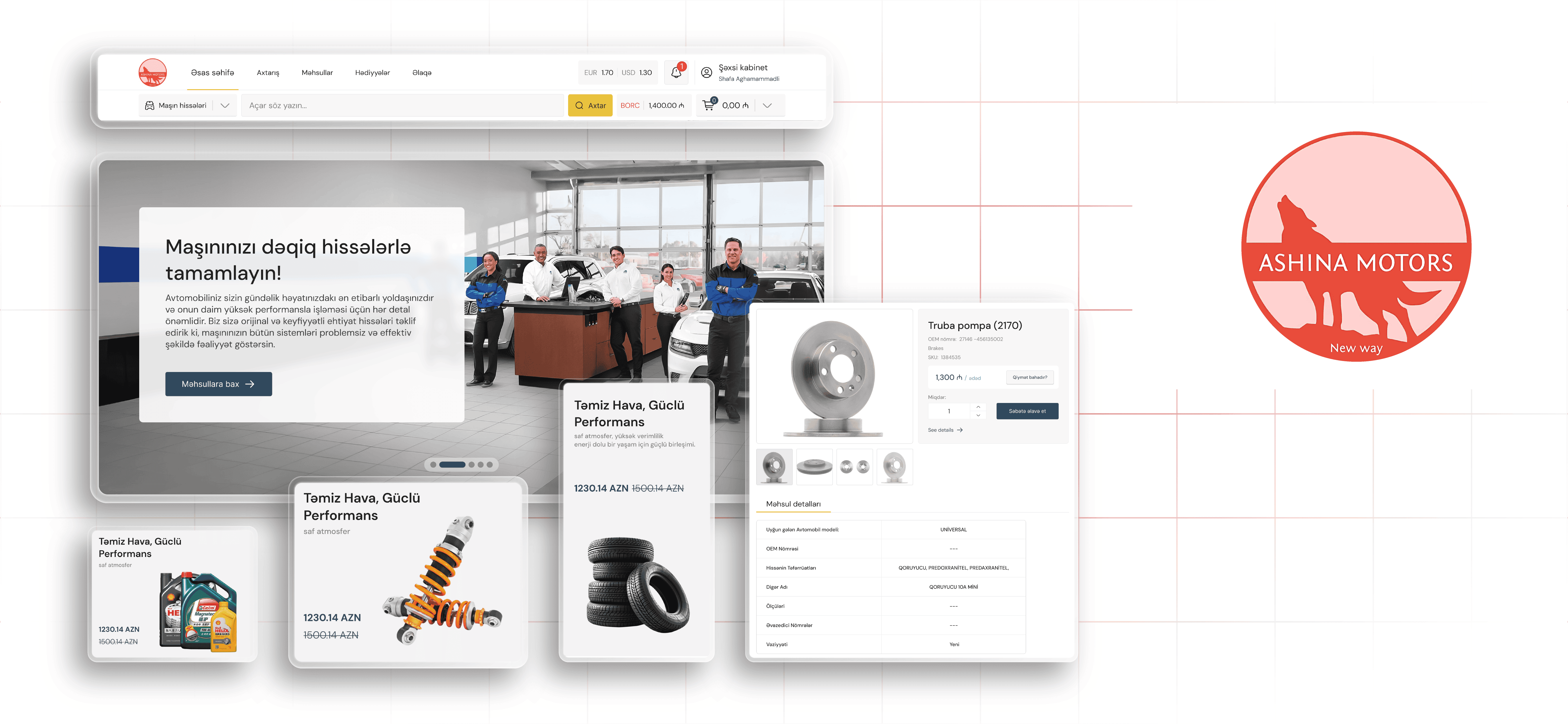 Website Redesign for Ashina Motors