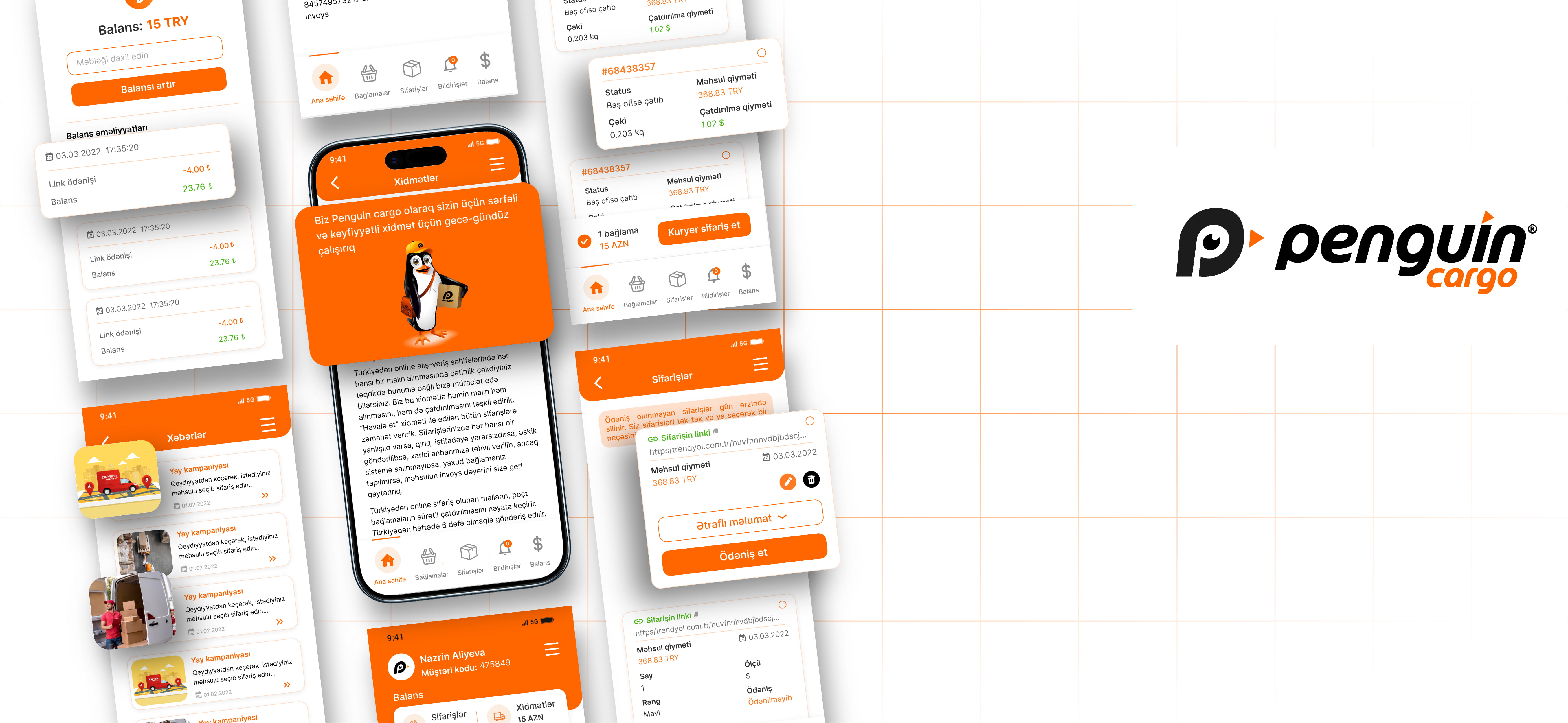Penguin Cargo üçün Mobil Tətbiqin Hazırlanması