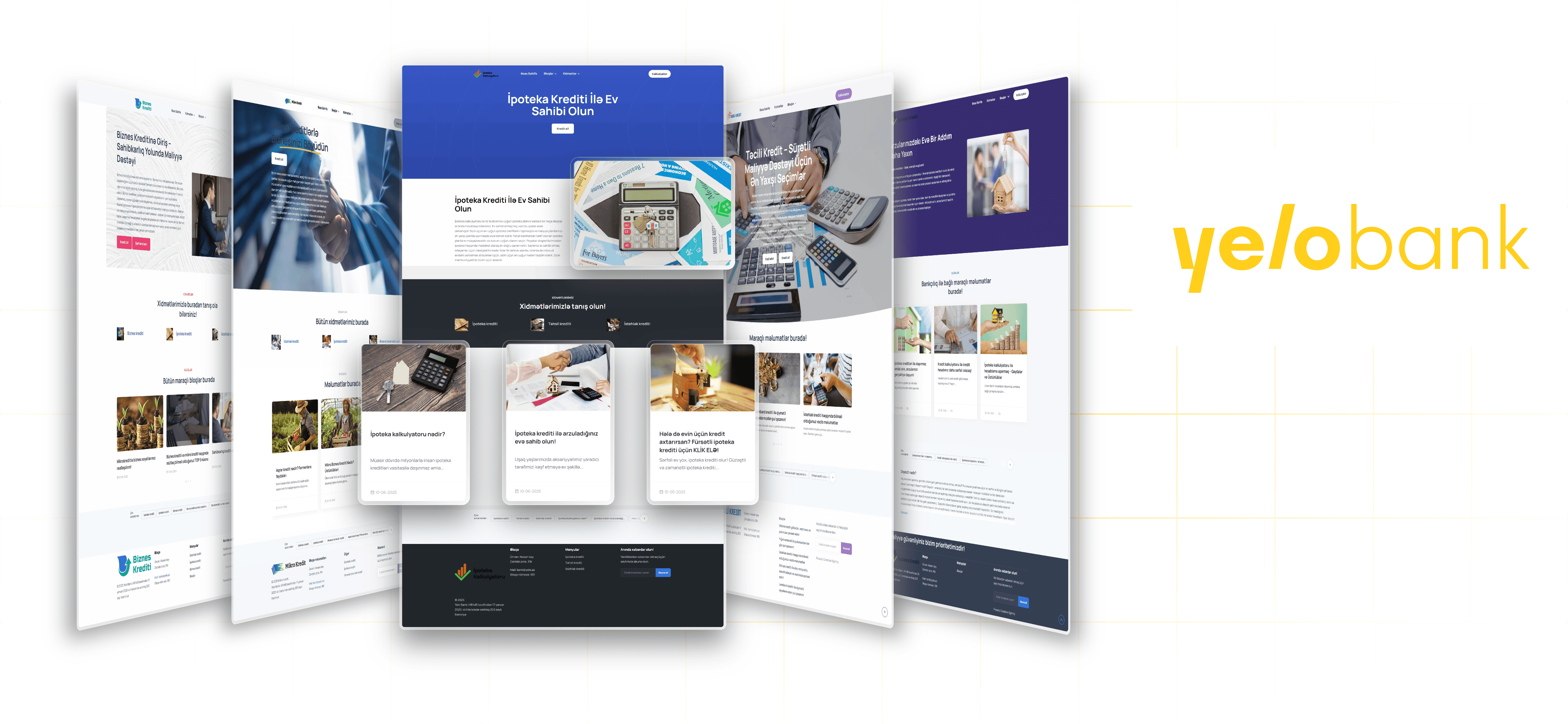 Development of 8 SEO-Oriented Product Information Websites for Yelo Bank