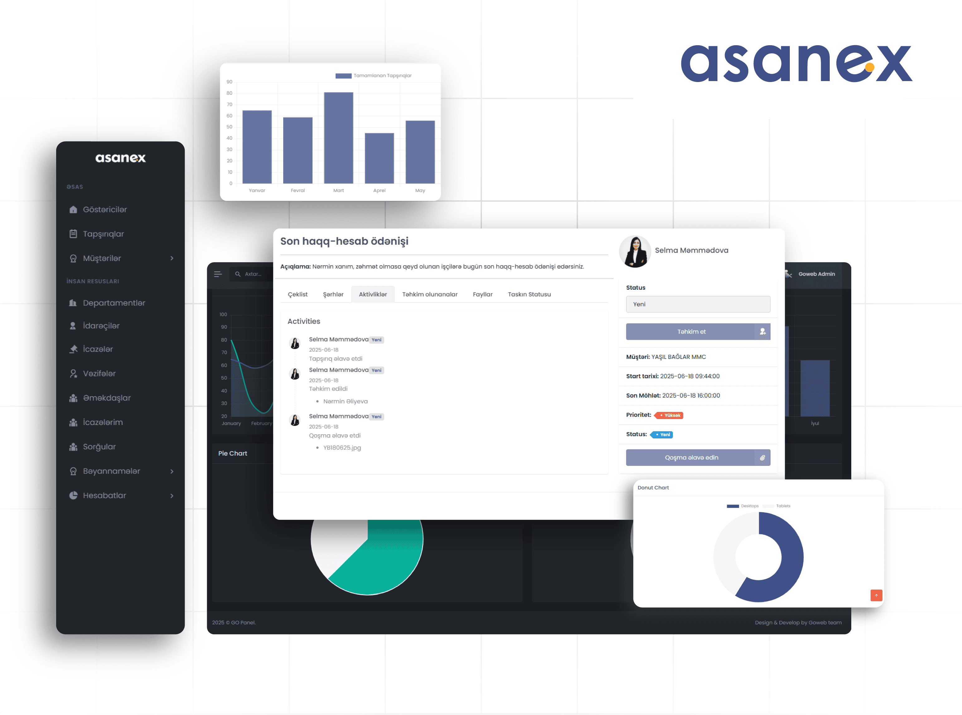 Ideovate Şirkəti üçün “Asanex” CRM Sisteminin Hazırlanması